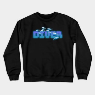 Scuba diving designs Crewneck Sweatshirt